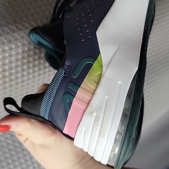 Nike Air Max Black Rainbow Sunset Running Workout Active Women Sneakers Size 9 - Picture 6 of 8